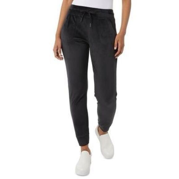 32 Degrees Women's Soft Velour Jogger - Black Size L - Picture 1 of 3